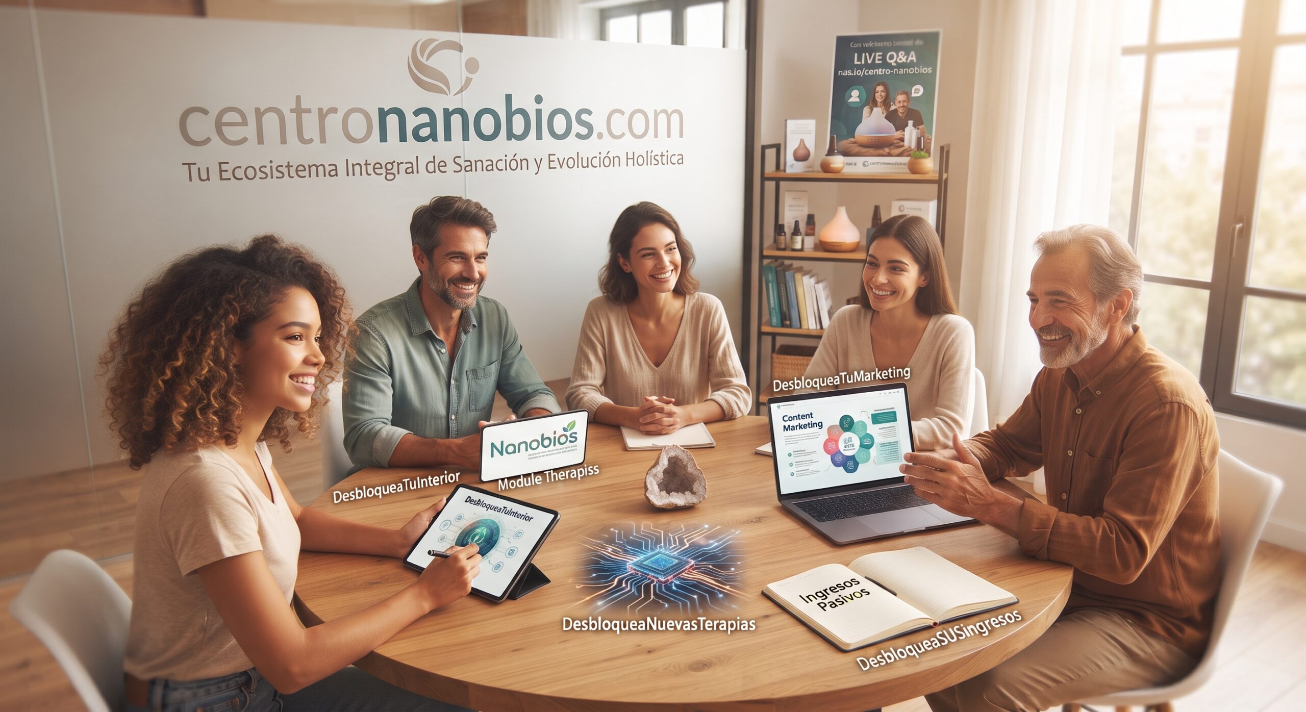 Bienvenido a centronanobios.com: Tu Ecosistema Integral de Sanación y Evolución Holística