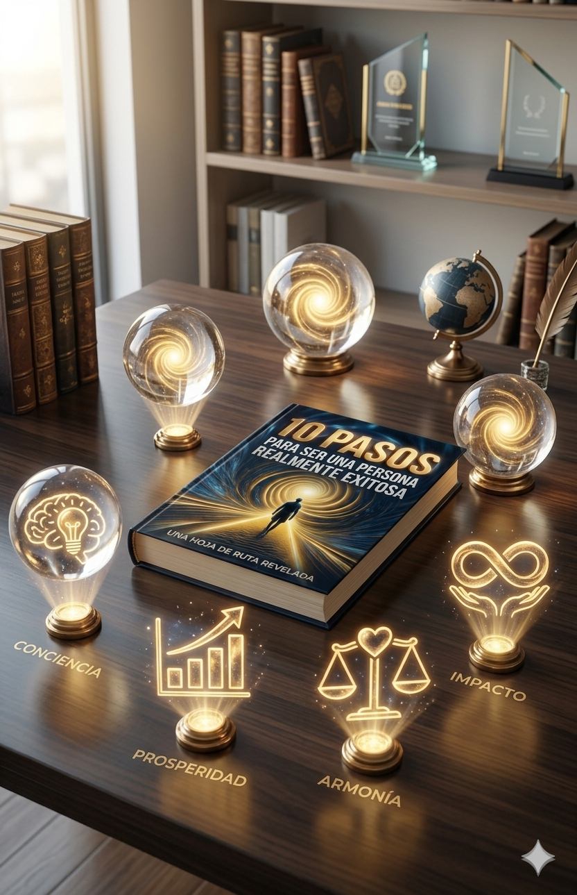 Libro: 10 Pasos para Ser una Persona Verdaderamente Exitosa (Ebook PDF + Curso Completo)